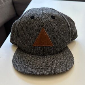 Binky Bro hat with Brown Leather logo patch